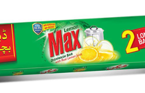 Max Dish Washing Soap Long Bar Bachat Pack (270gx 2 Pieces)