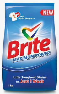 Brite Maximum Power Washing Powder 1kg