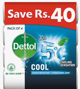 Dettol Soap Cool 110g - Pack of 4