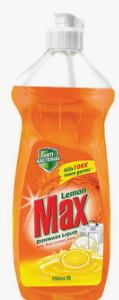 Lemon Max Dishwash Anti-Bacterial Liquid Bottle 750ml