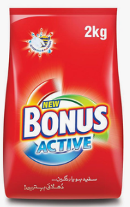 Bonus Active Detergent Washing Powder 2kg