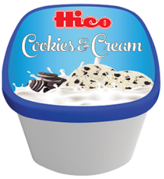 Hico Ice cream Tub Cookies & Cream 1.5L