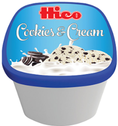 Hico Cookies & Cream Dairy Ice Cream Tub 700ml