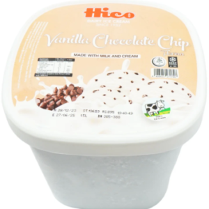 Hico Vanilla Chocolate Chip Ice Cream Tub 1.5L