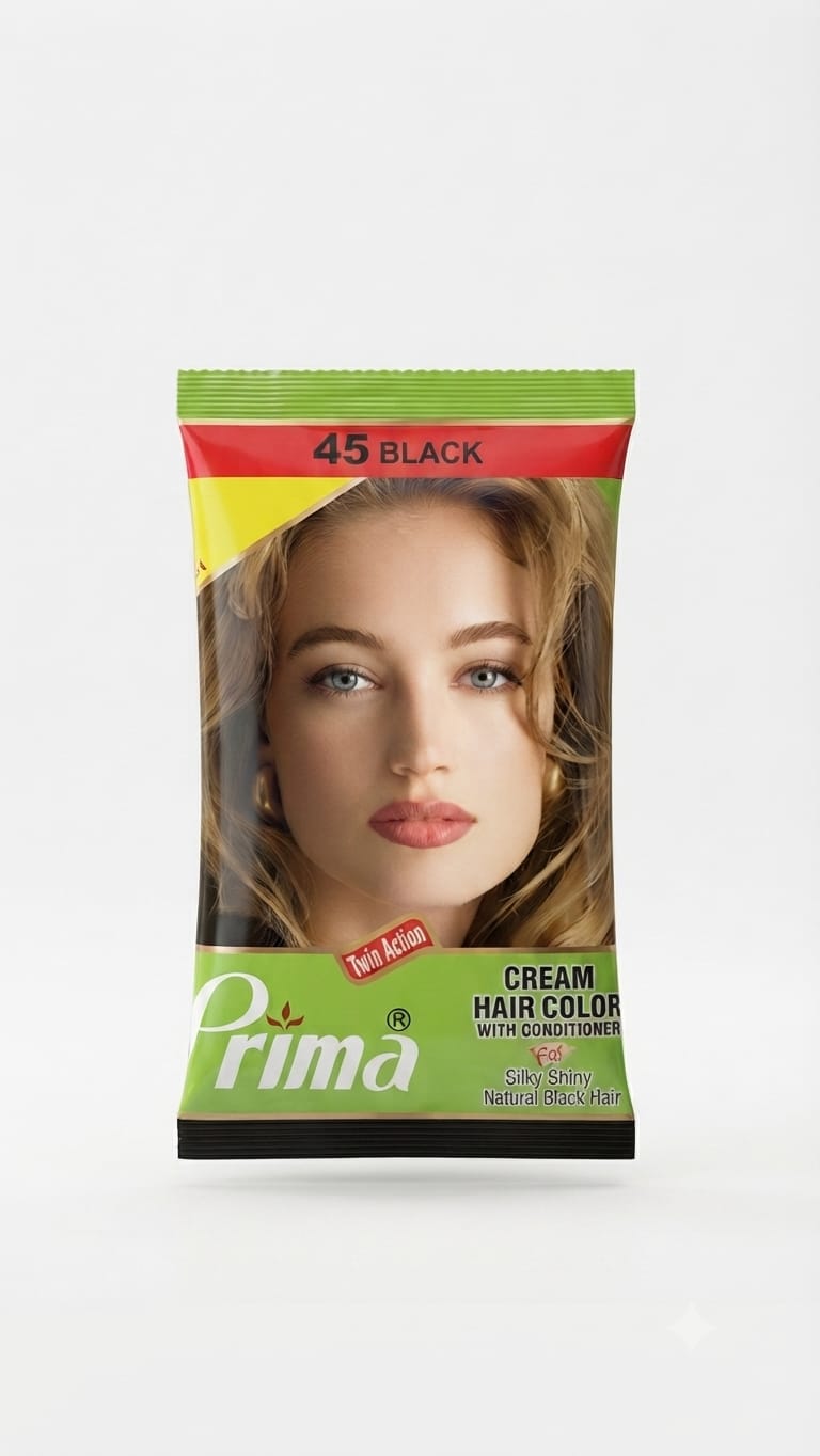 Prima Cream Hair Color Conditioner 45 black