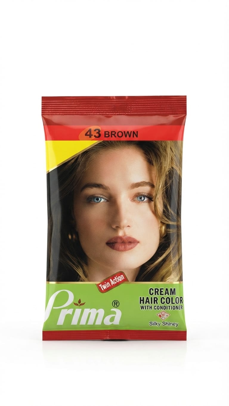 Prima Cream Hair Color Conditioner 43 Brown