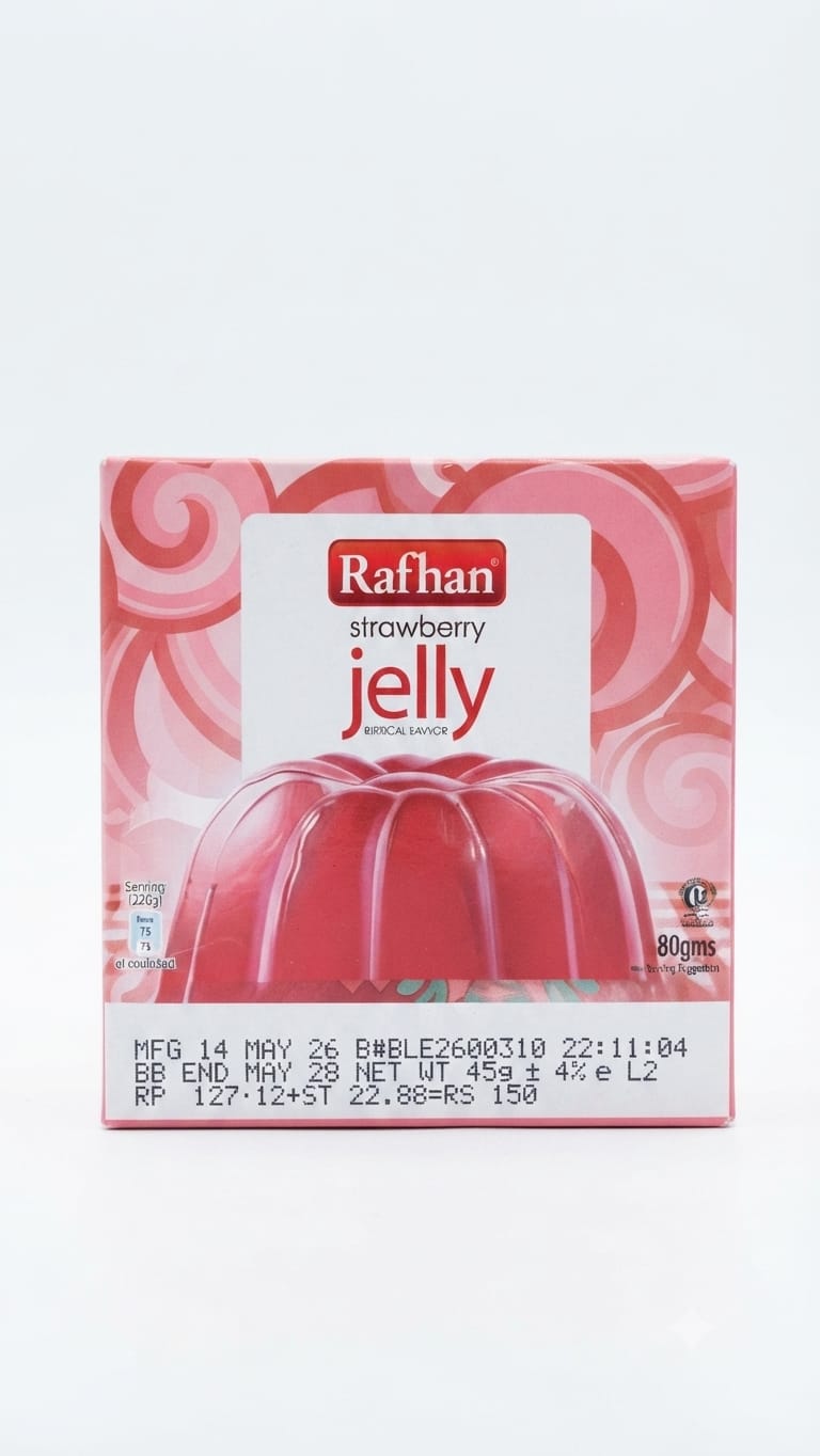 Rafhan Strawberry Jelly 80g