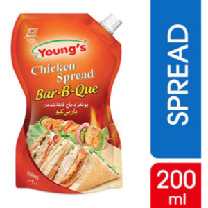 Youngs Bar-B-Que Chicken Spread Pouch (200 ml)