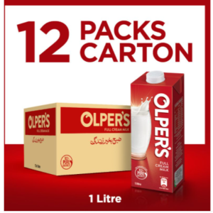Olper's Full Cream Milk (1 Litre x 12 pieces) carton