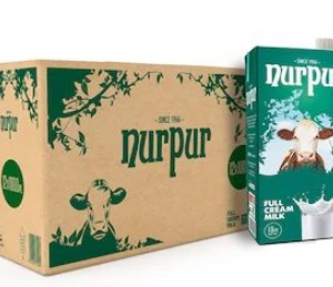 Nurpur Full Cream Milk Carton 1Ltr (1x12)