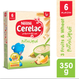 Nestle Cerelac 3 Fruits & Wheat