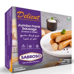 Jumbo Frank Sausage (Cheese & Onion)