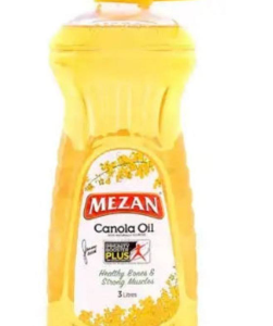 Mezan Canola Oil 3 Litre Bottle
