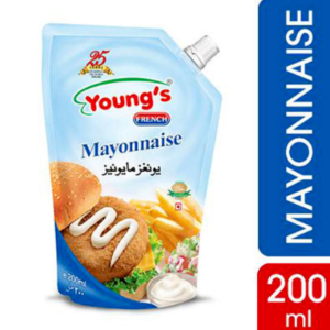 Youngs Mayonnaise Available In: 200 ml