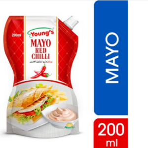 Youngs Red Chilli Mayo Available In: 200 gm