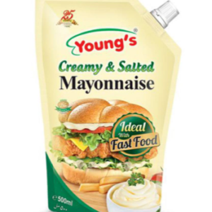 Youngs Creamy & Salted Mayonnaise Available In: 500 ml