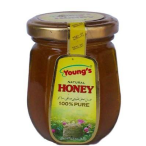 Youngs Honey Natural Glass Jar (500g)