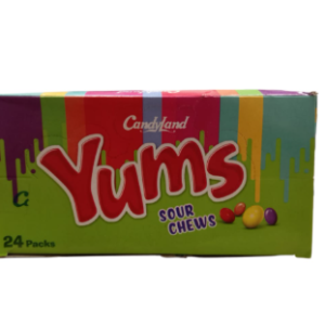 Candy Land Yums Sour Chews (1X24)