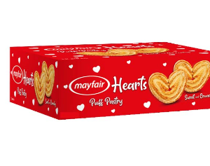 MayFair PUFF PASTRY HEARTS RS.10 BOX
