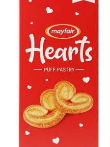 Mayfair Hearts Puff Pastry Rs.50