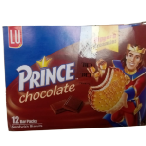 LU Prince Chocolate Sandwich Biscuits Bar Pack (1X16)