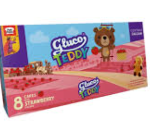 Peek Freans Gluco Teddy Cake With Strawberry Jam Filling