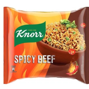 Knorr Spicy Beef Noodle Available In: 110 gm
