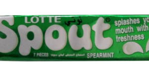 LOTTE Spout Spearmint Chewing Gum