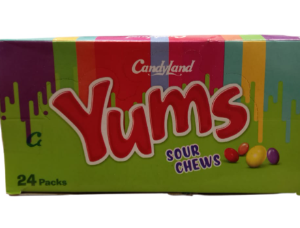 Candy Land Yums Sour Chews (1X24)