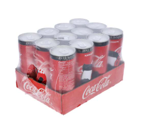 Coca Cola Zero Can Pet (250mlx12)