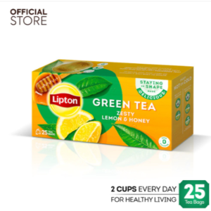 Lipton Green Tea Lemon Zest And Honey (25 Tea Bags)