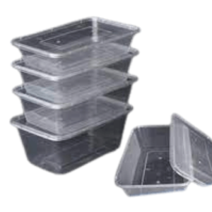 Plastic Disposable Tiffin (5pcs) Available In: 1000 ml