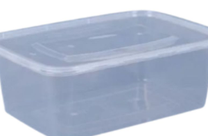 Plastic Disposable Tiffin (5pcs) Available In: 500 ml