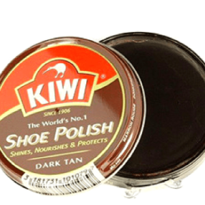 Kiwi Leather Shoe Cream Dark Tan